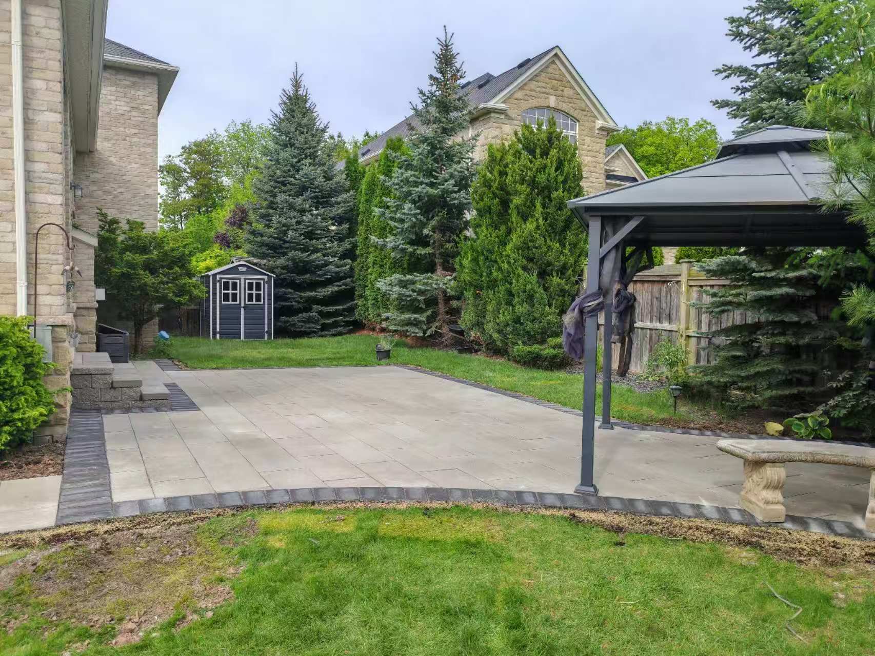 HomeRenoToronto.com, Backyard Interlock