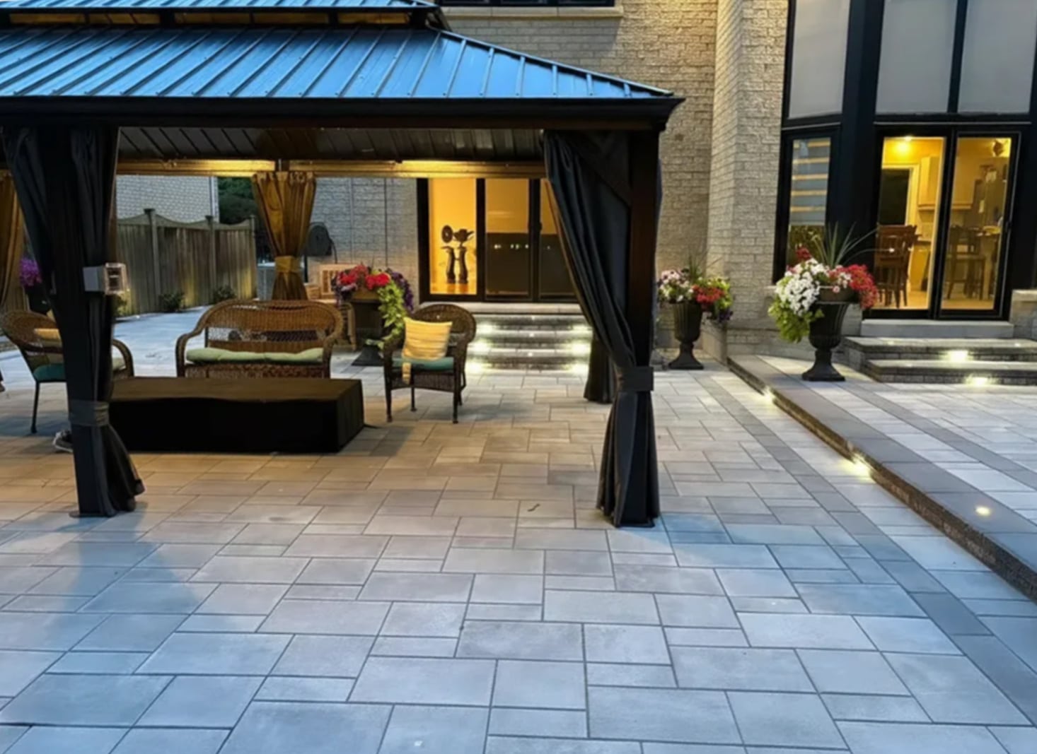 HomeRenoToronto.com, Backyard Interlock