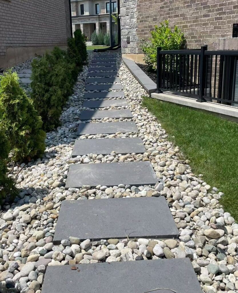 HomeRenoToronto.com, Backyard Path way